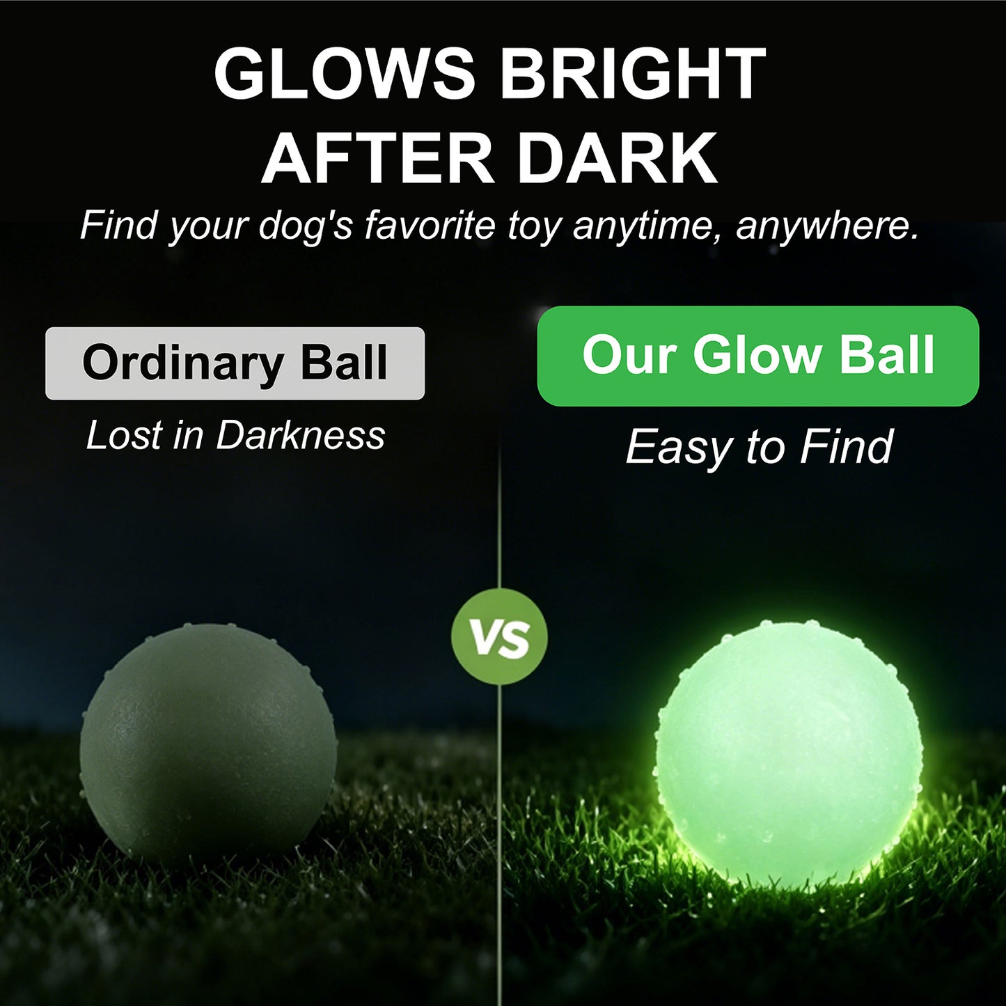 Buddy Balls - Glo in Dark Pk/2